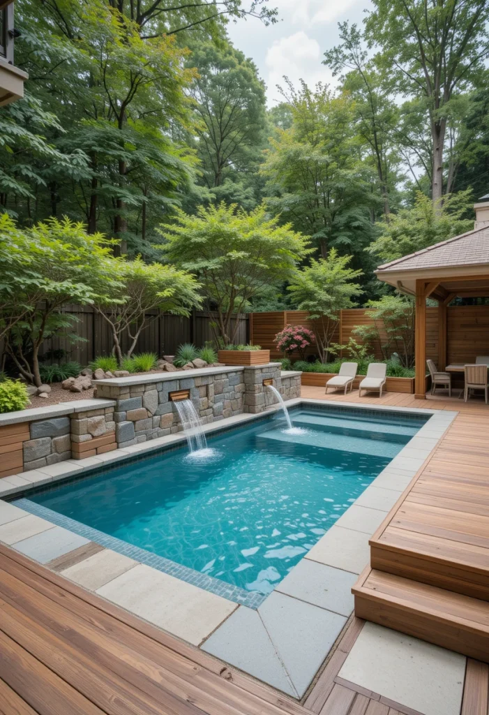 Plunge Pool with Surrounding Deck