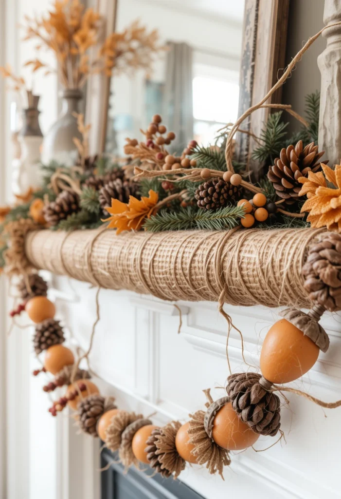 DIY Acorn Garland