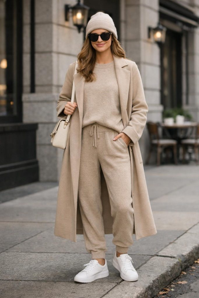 Matching Knit Lounge Set