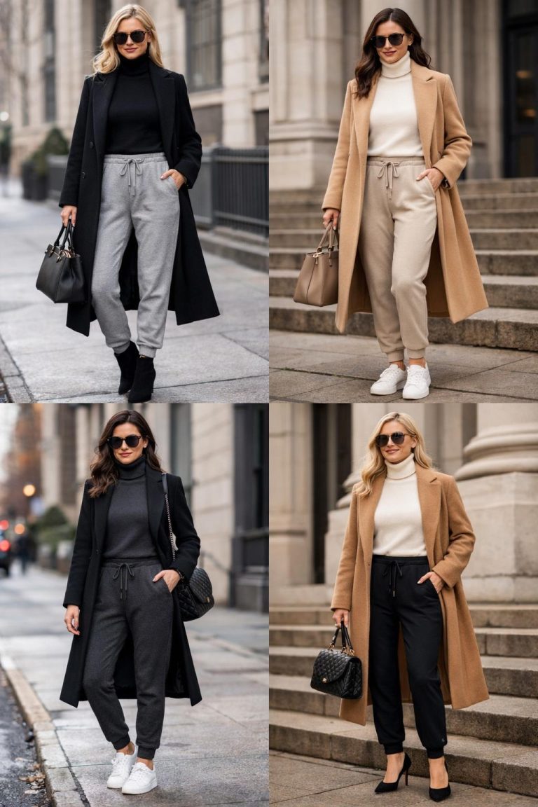 Elegant Sweatpants Outfits for Women (15 Stylish Ways to Look Effortlessly Chic)