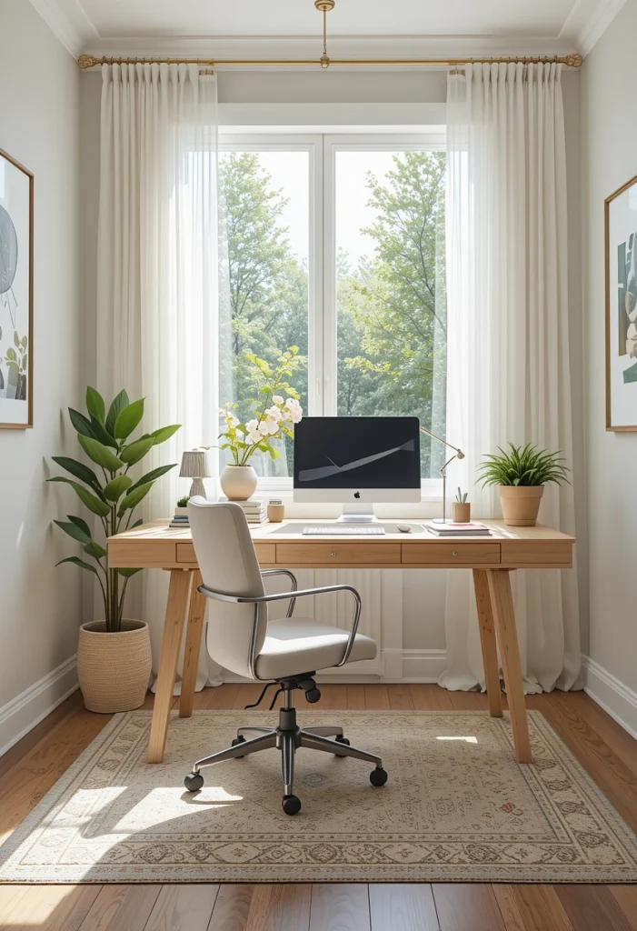 Natural Light Focused Workspace