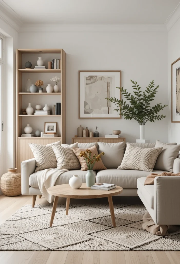 Scandinavian Boho Living Room Blend