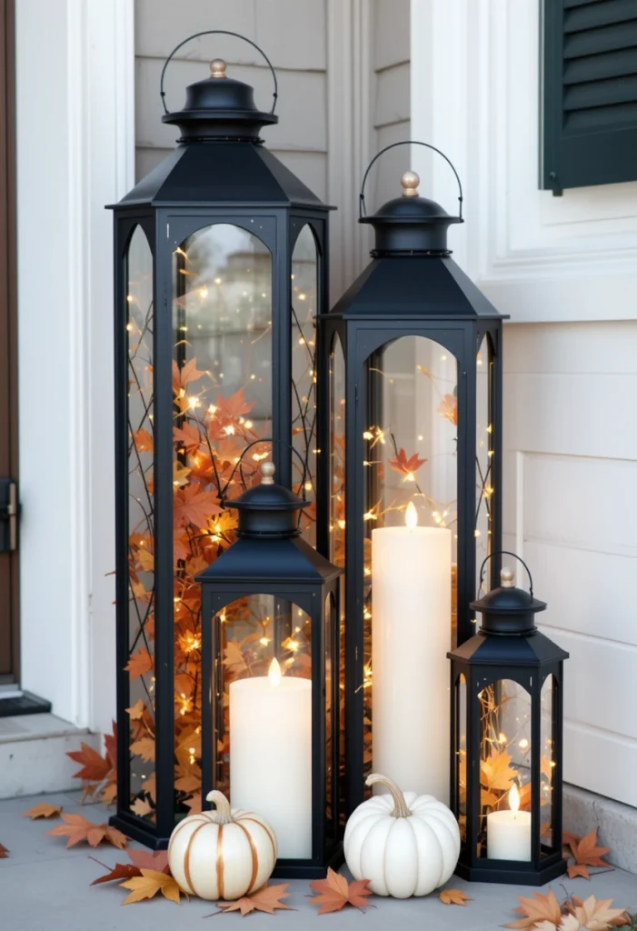 Create a Dollar Store Lantern Display