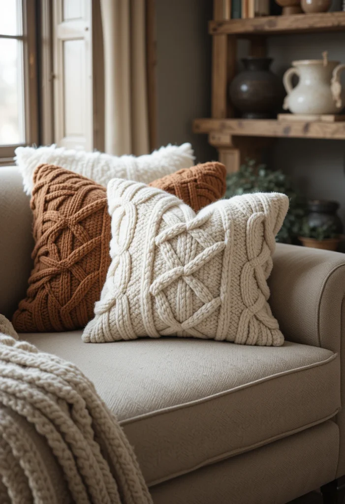 Sweater Pillow Covers