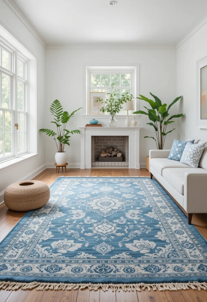 Blue Vintage Bohemian Rugs