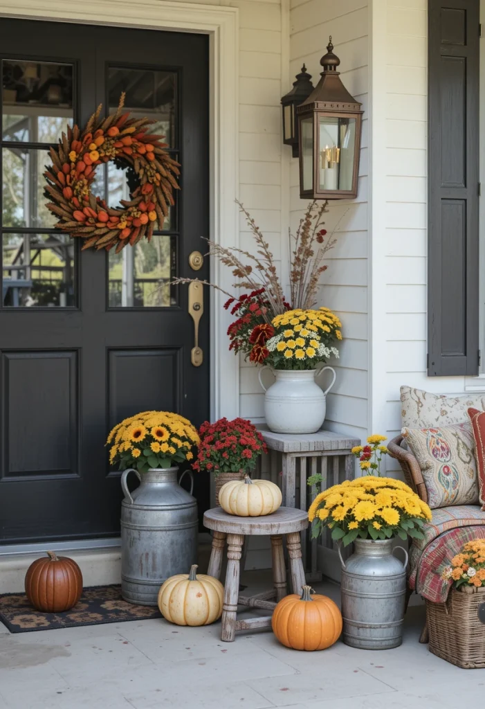 Mix Vintage Finds With Fall Decor