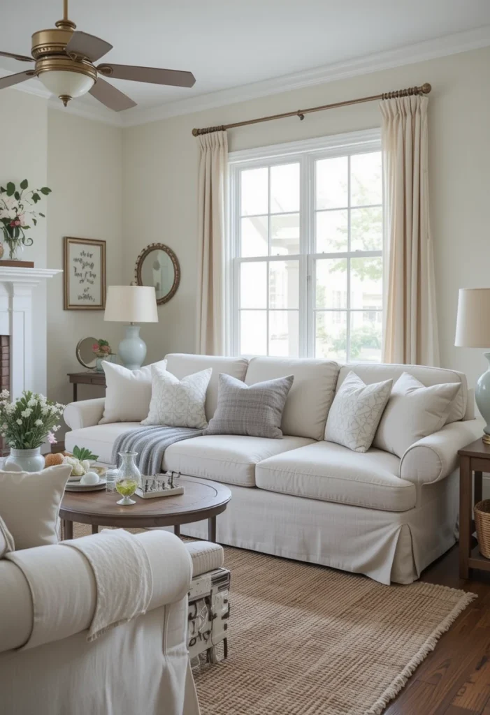 Use Slipcovers to Refresh Old Furniture