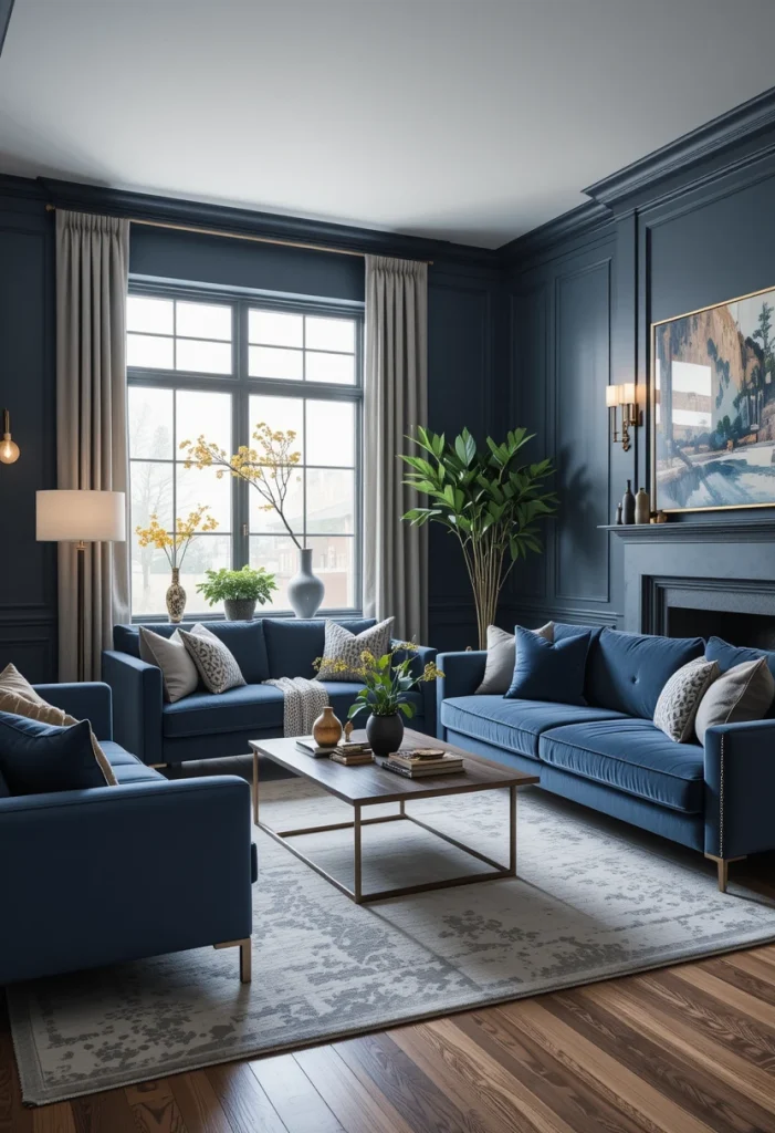 Moody Blue and Warm Gray