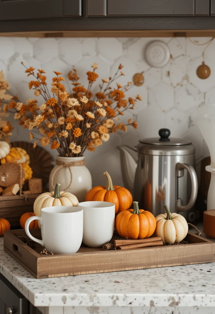 Coffee Station Fall Makeover