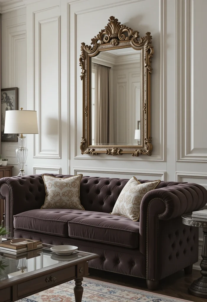 Tufted Velvet Chesterfield Sofa
