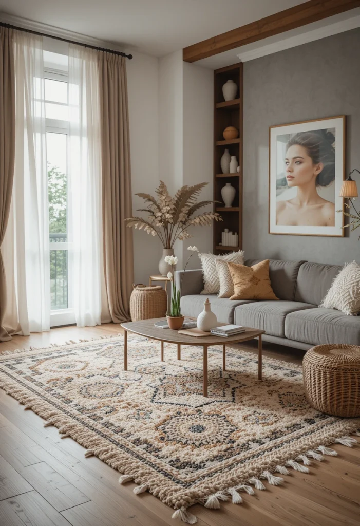 Moroccan-Inspired Plush Weave