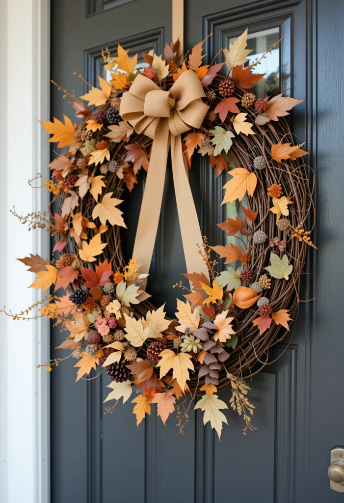 Hang a DIY Fall Wreath