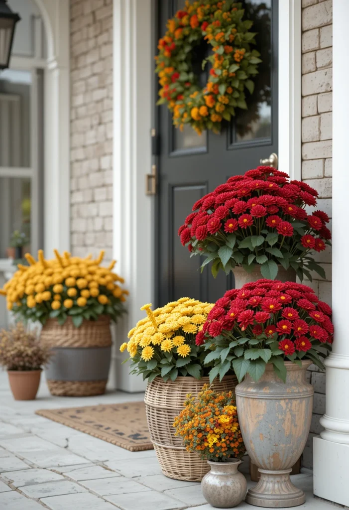 Decorate With Mums for Easy Color