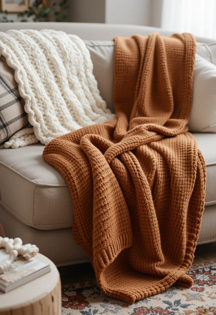 Layer Cozy Throw Blankets Everywhere