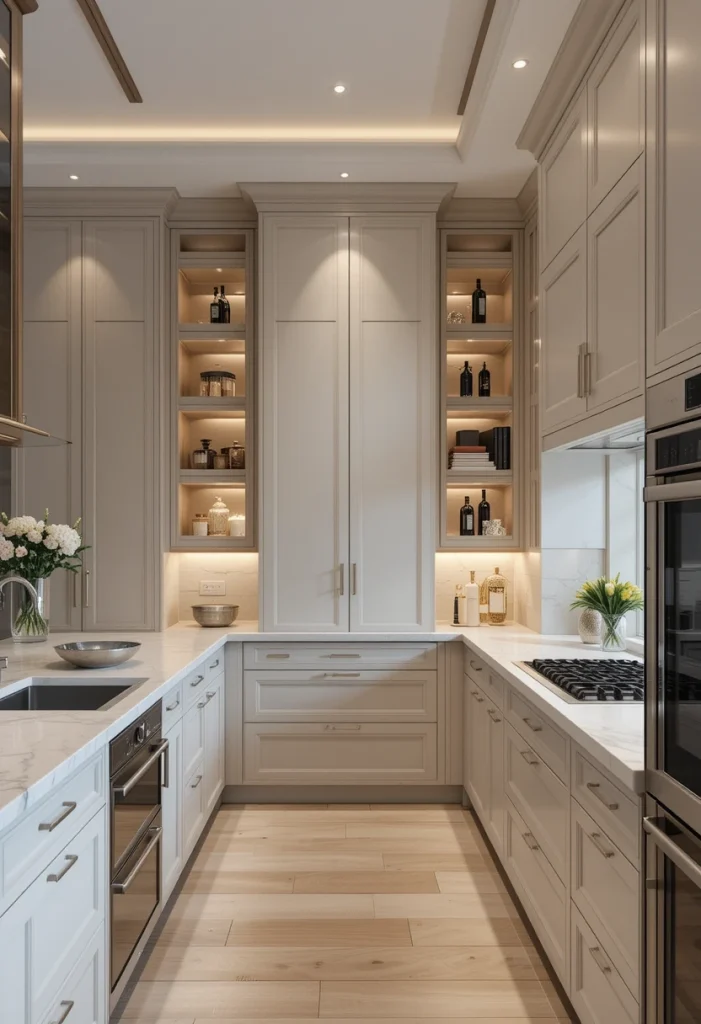 Floor-to-Ceiling Cabinet Kitchen