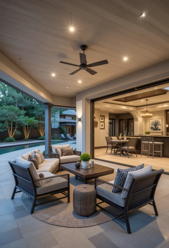 Fully Integrated Indoor-Outdoor Living Space