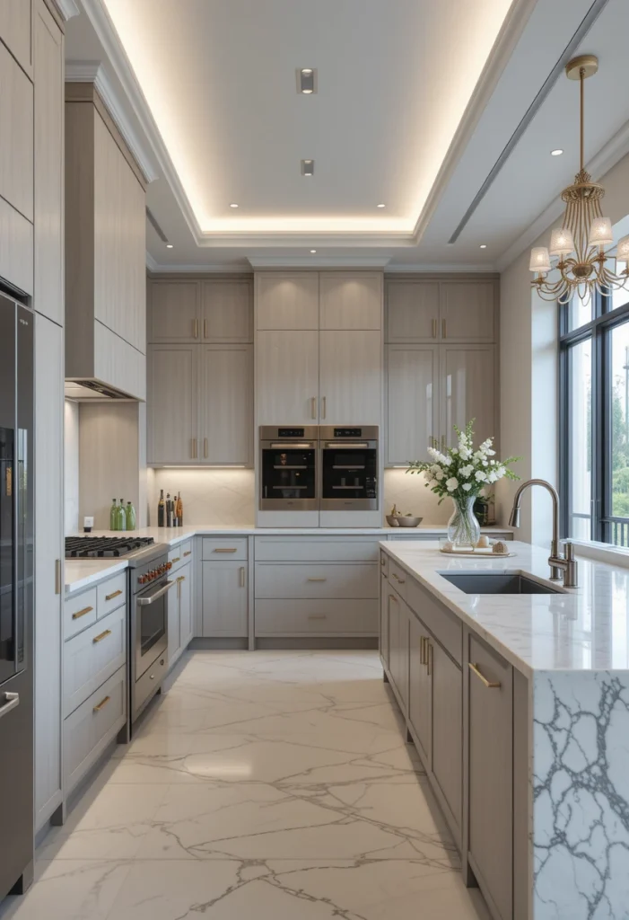 Hotel-Inspired Modern Luxe Kitchen