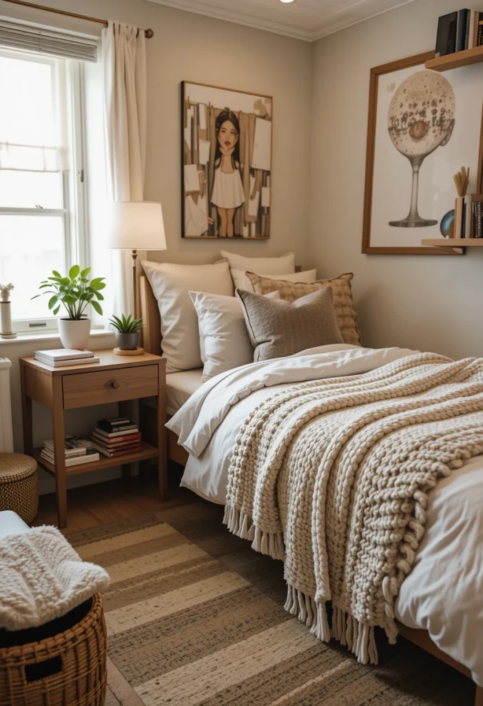 Style Your Bed with a Chunky Knit Blanket