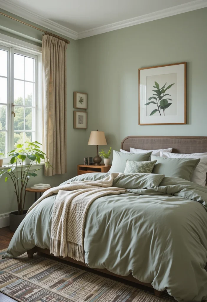 Choose Botanical Green Bedding