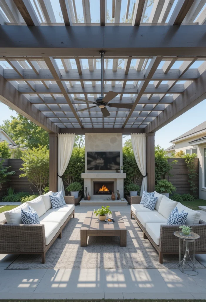 Modern Pergola Lounge