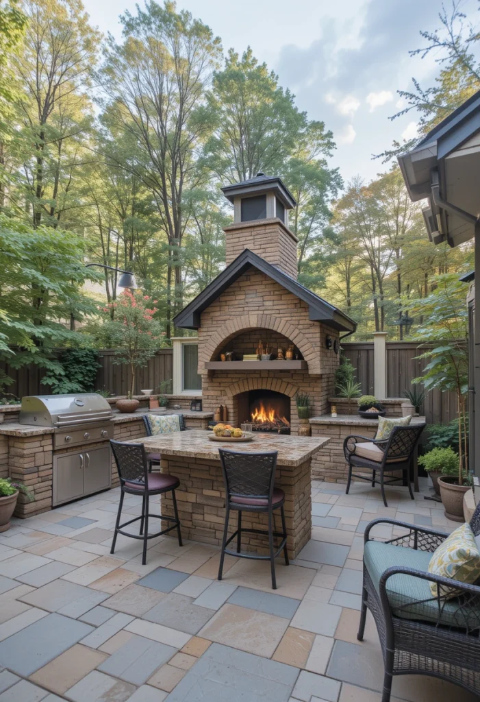 Rustic Outdoor Kitchen