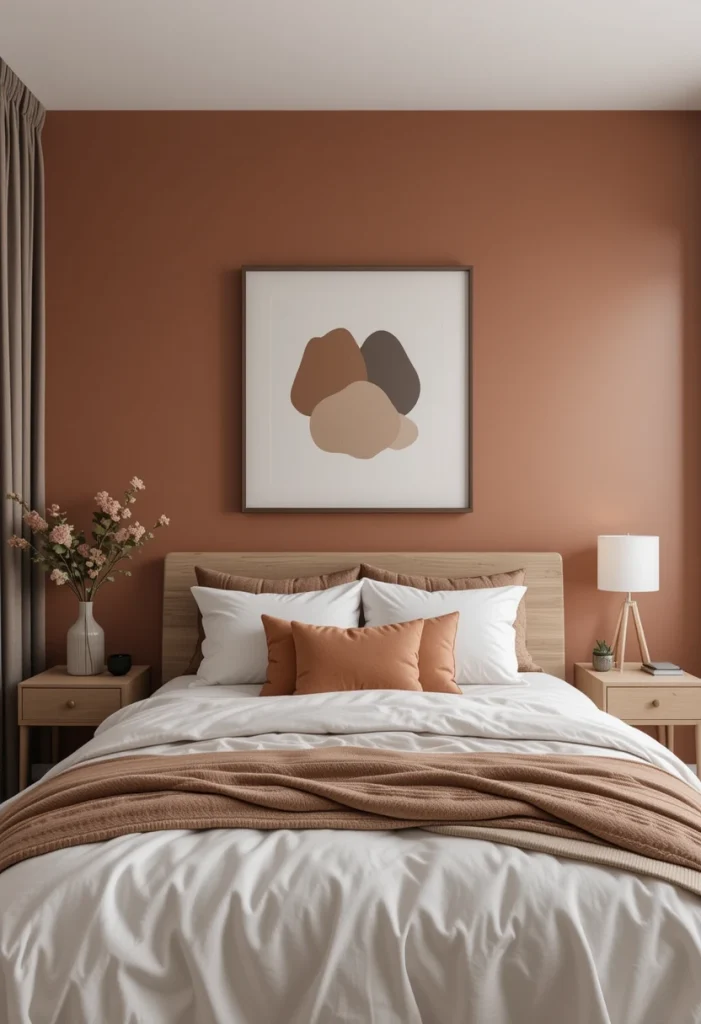 Earth-Toned Accent Walls