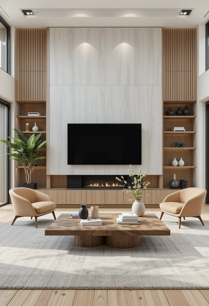 Introduce Warm Wood Accents