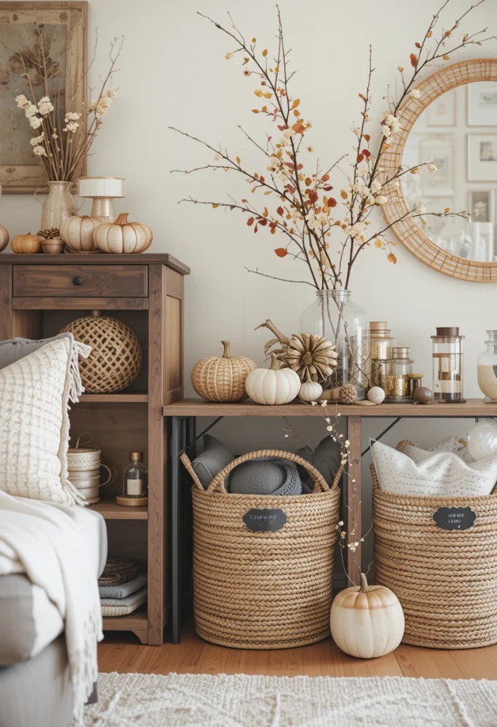 Introduce Woven Baskets for Storage