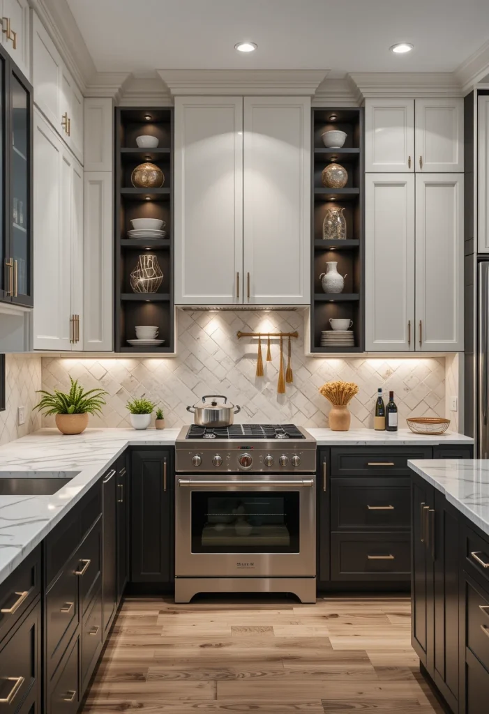 Two-Tone Cabinet Kitchen