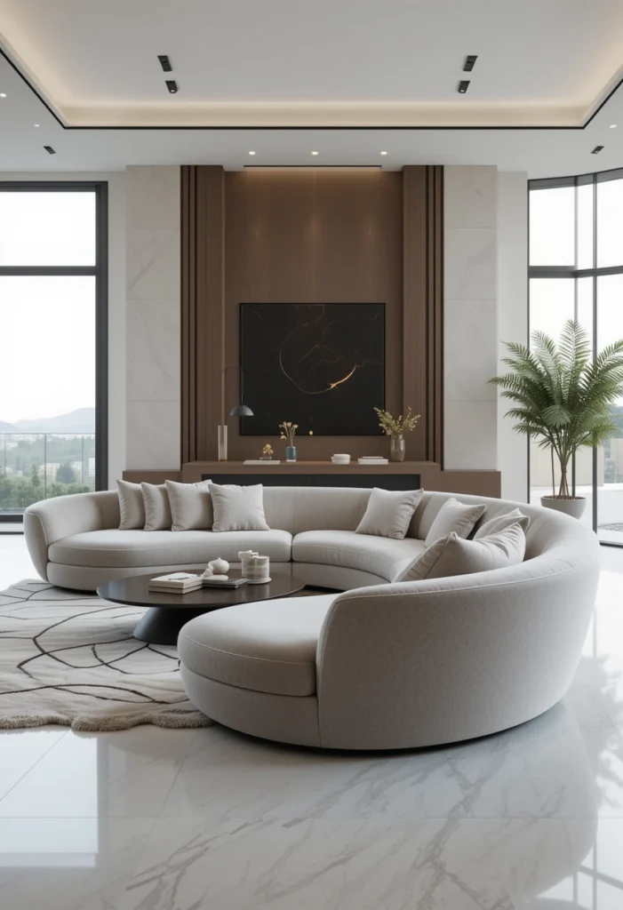 Choose a Statement Curved Sofa