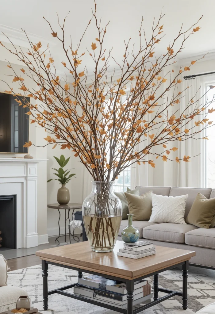 Bring Nature Indoors with Fall Branches
