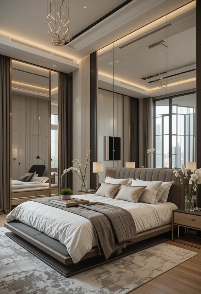 Oversized Mirror for Maximum Impact