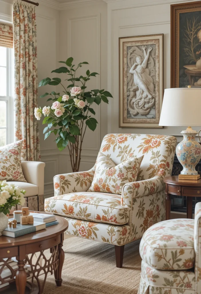 Floral Accent Chairs