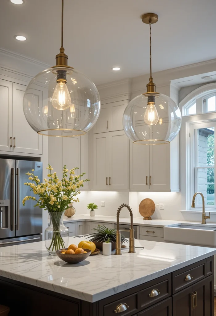 Statement Pendant Lighting Kitchen