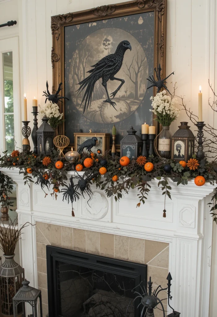 Decorate Your Mantel with Haunted Charm