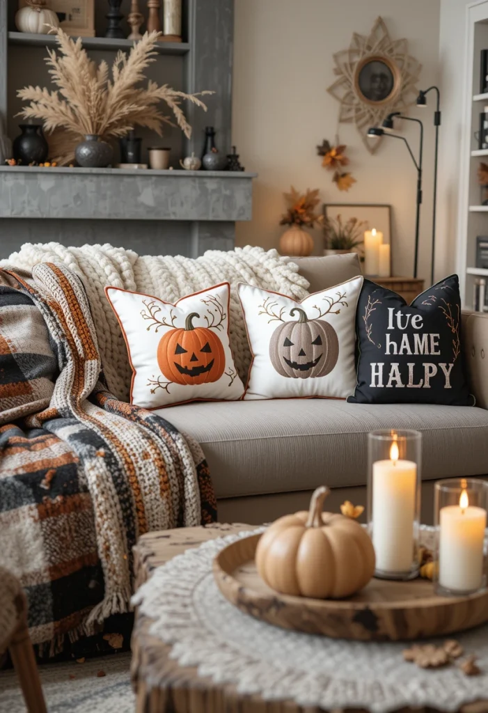 Add Cozy Halloween Touches to Your Living Room