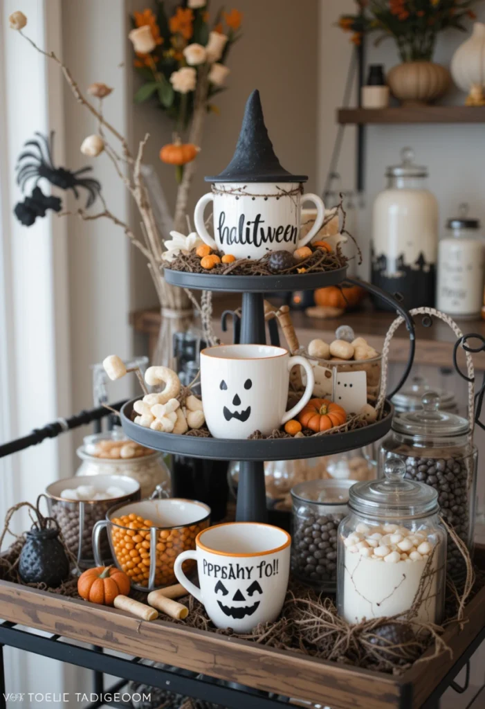 Set Up a Halloween Hot Chocolate Station