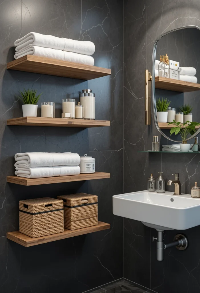 Add Floating Shelves