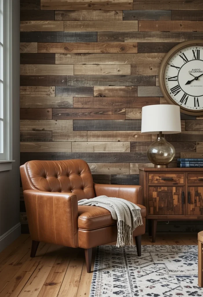 Reclaimed Wood Feature Wall