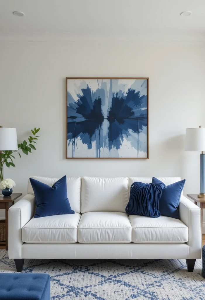 Start With a Crisp White Sofa