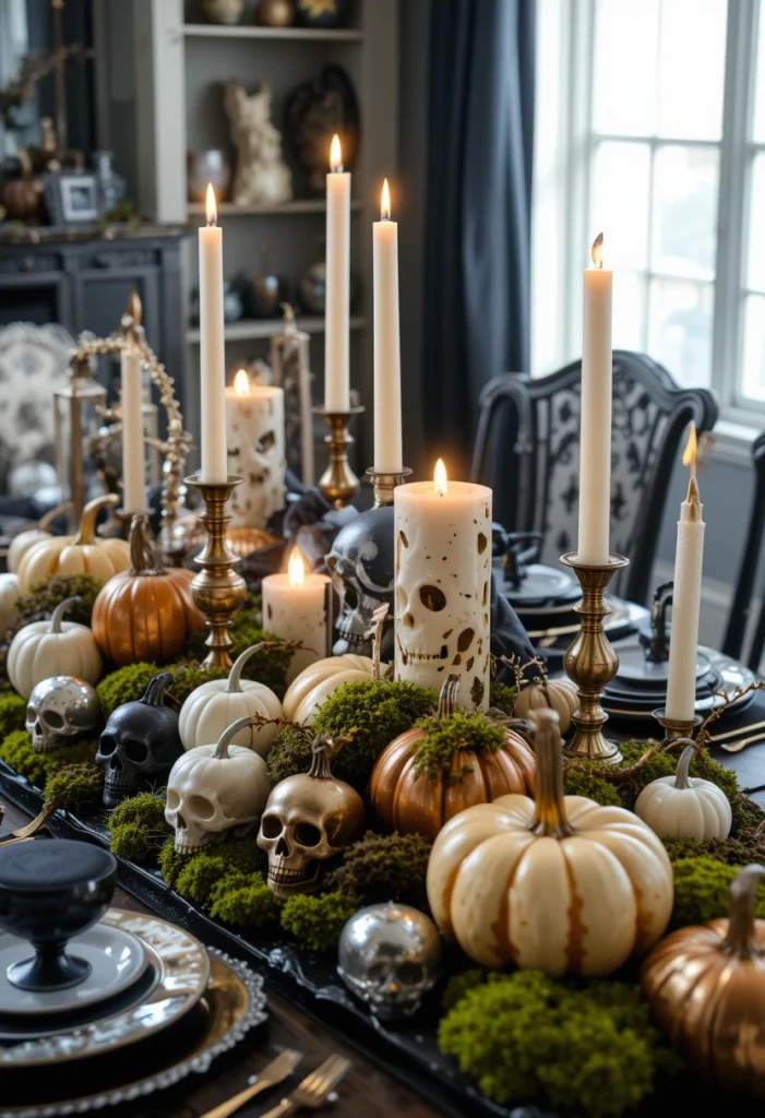 Build a Spooky Dining Table Centerpiece