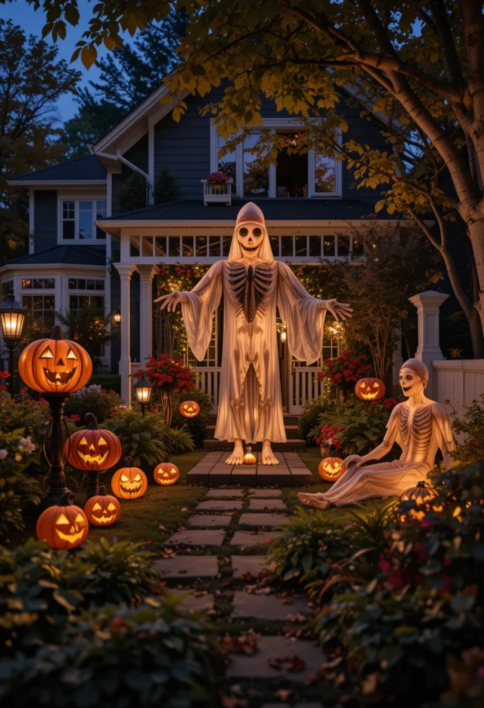 Transform Your Yard into a Haunted Scene