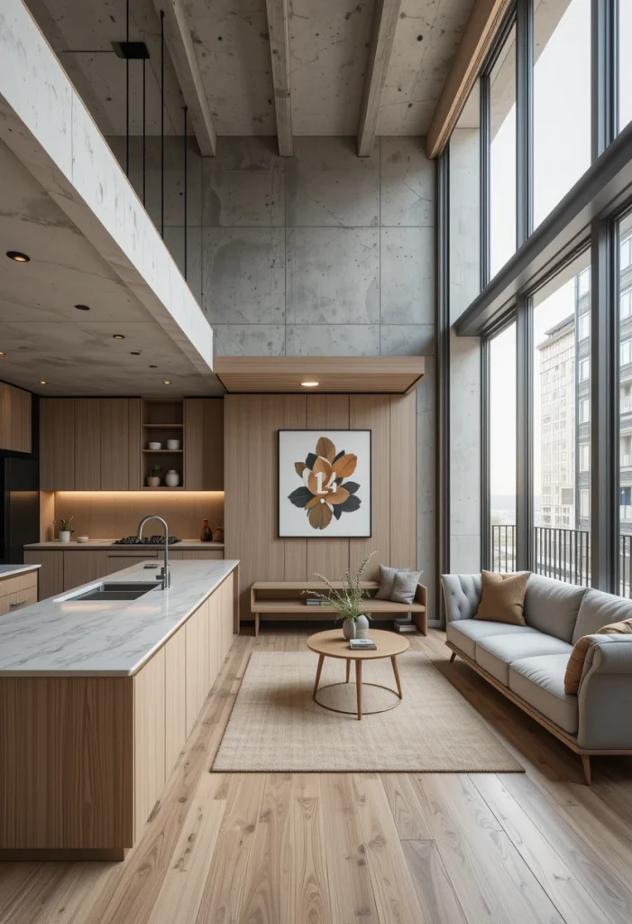 Add Natural Wood for Warmth