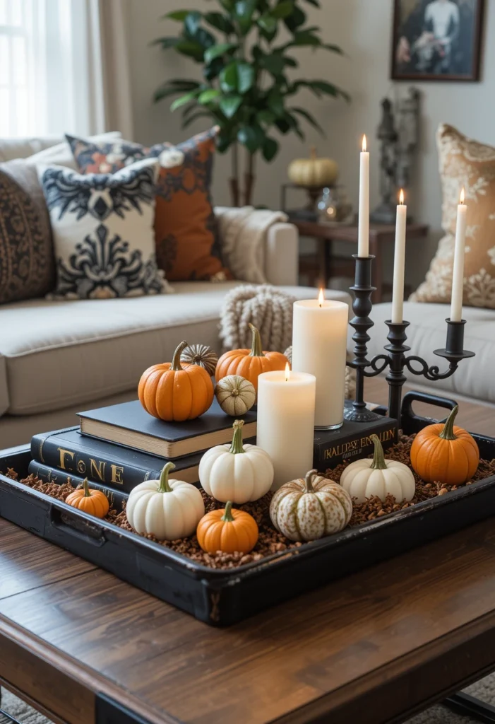 Create a Halloween Coffee Table Display