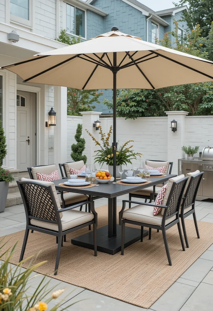 Design a Stylish Outdoor Dining Area