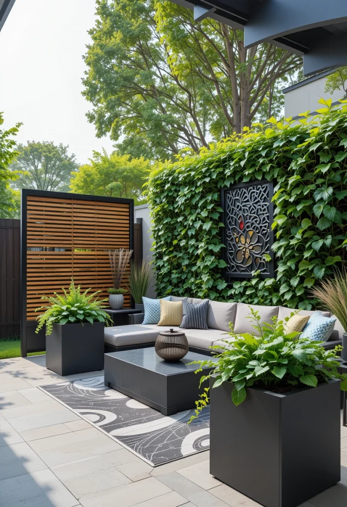 Create Privacy With Decorative Screens