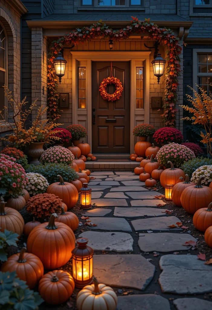 Decorate Your Front Yard with Glowing Lanterns