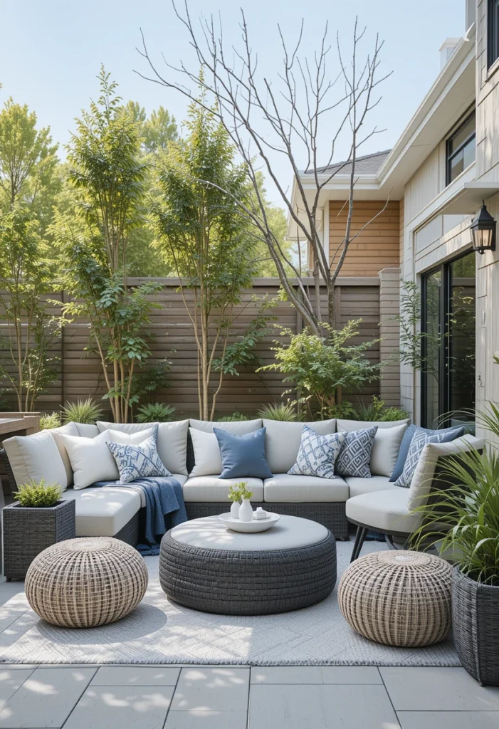 Add Cozy Textures With Outdoor Accessories