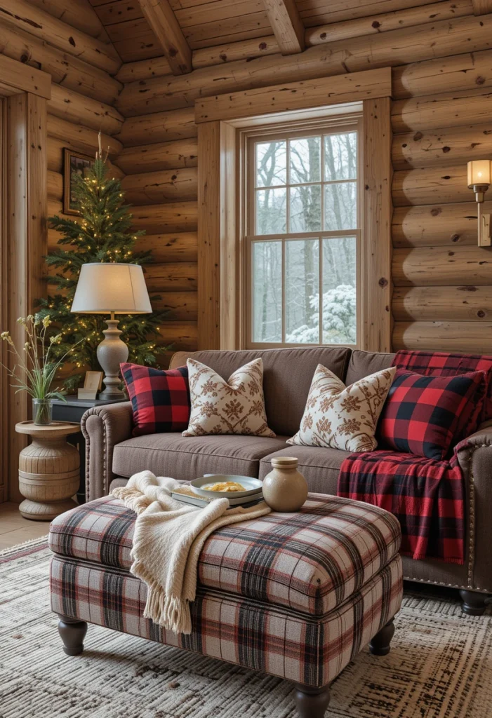 Use Plaid for Classic Cabin Character