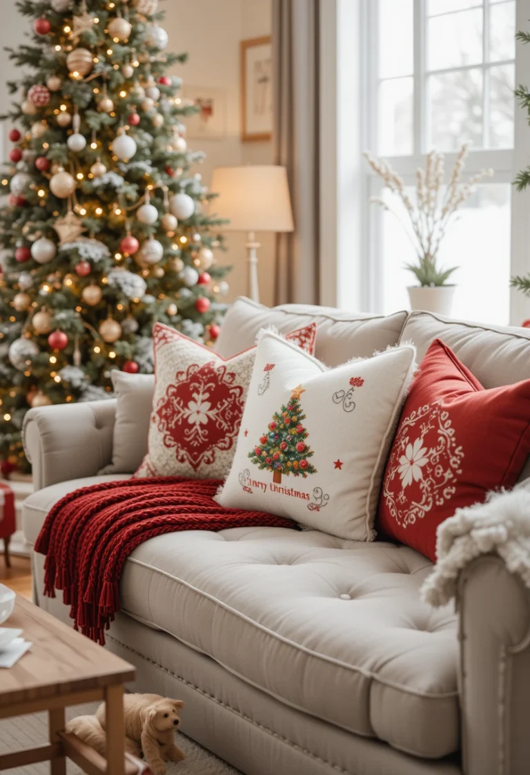 Christmas Living Room Decorations Ideas: 13 Cozy and Festive Looks